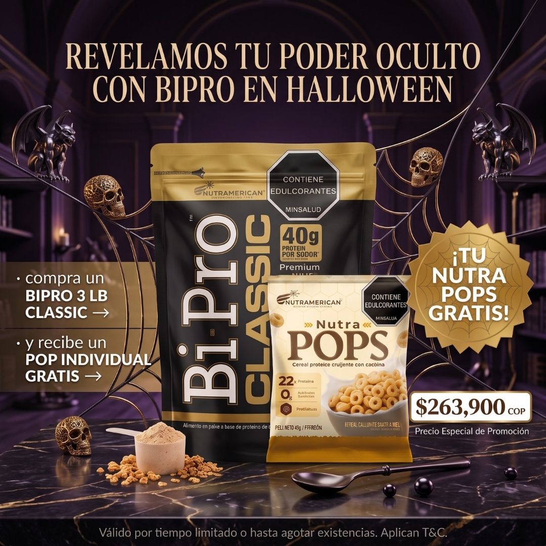 BiPro 3 lb Classic + Cereal Pop Gratis | Promoción Halloween