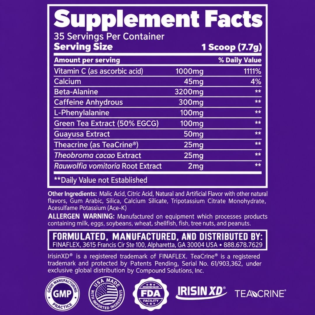 FINAFLEX STIMUL8 | Pre-Entreno Termogénico (245g)