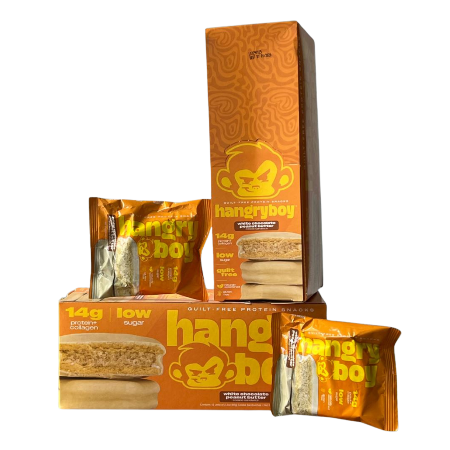 Hangry Boy – Caja x12 Galletas Proteicas