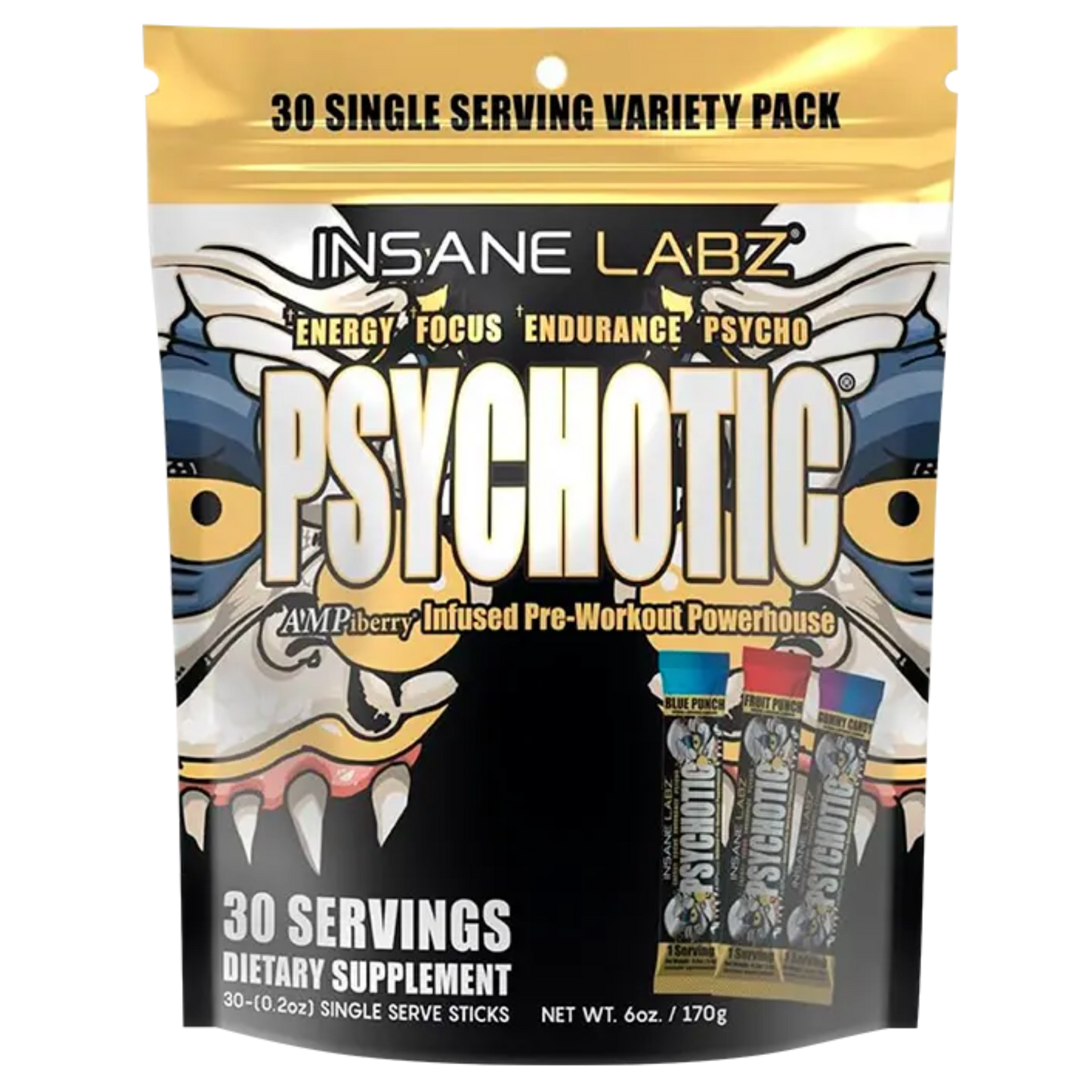 Psychotic Gold – Pack x30 Unidades (Surtido)