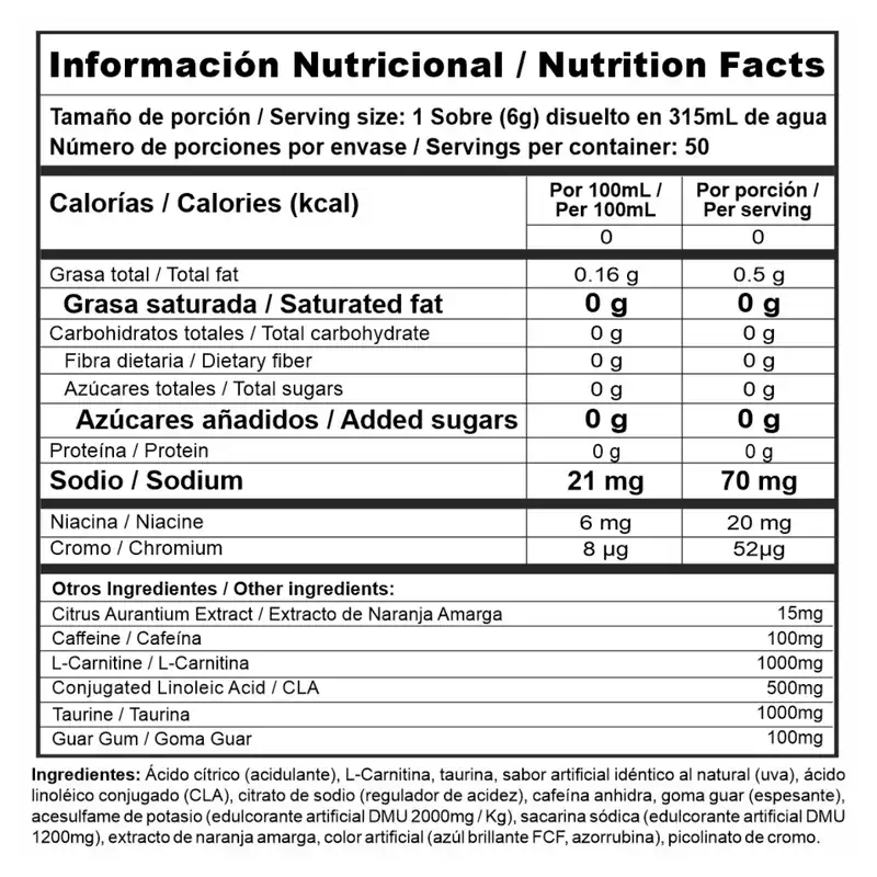 Burner Stack – Pack x50 Sachets | Portabilidad y Dosis Completa