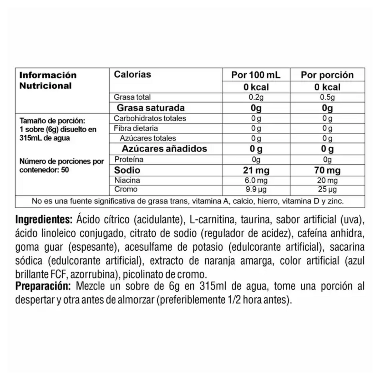 Burner Stack – Pack x50 Sachets | Portabilidad y Dosis Completa