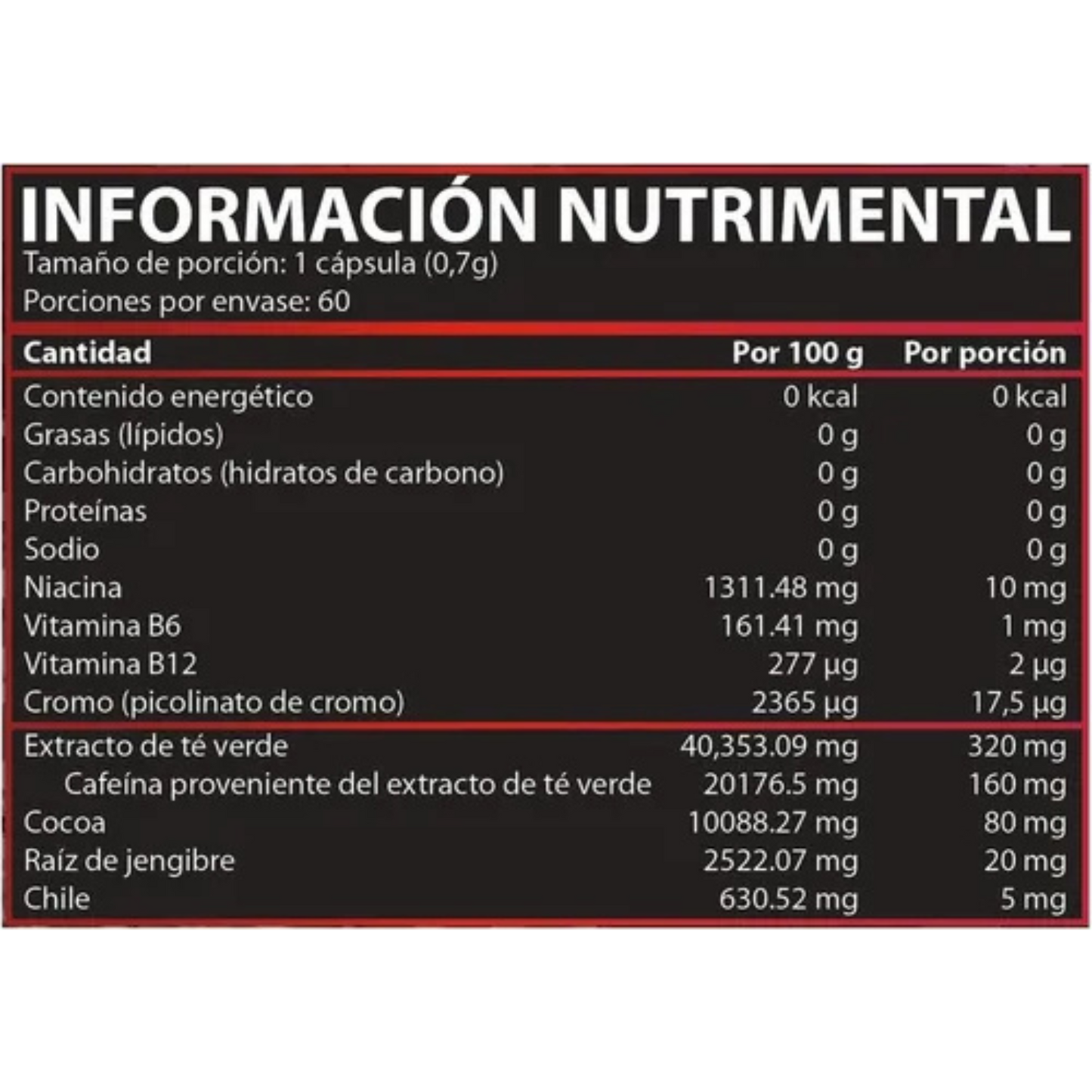 Lipo-6 Black Ultra Concentrate – Quemador de Grasa 60 Cápsulas