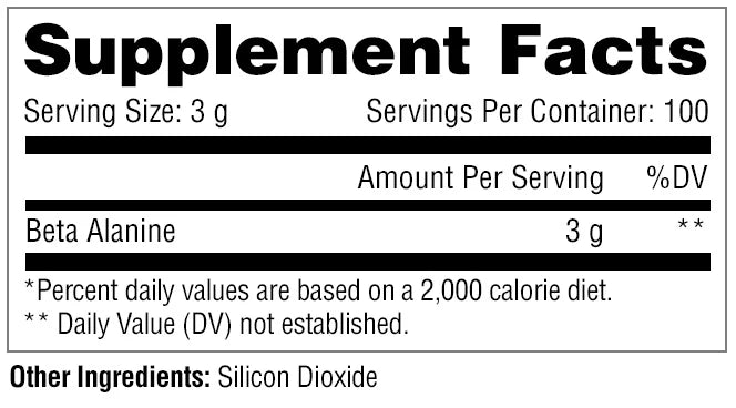 Beta Alanina METABOLIC NUTRITION