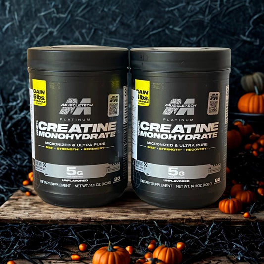 Combo 2 Creatinas Muscletech Platinum 100% Creatine 400 g – Aumenta fuerza, masa y resistencia