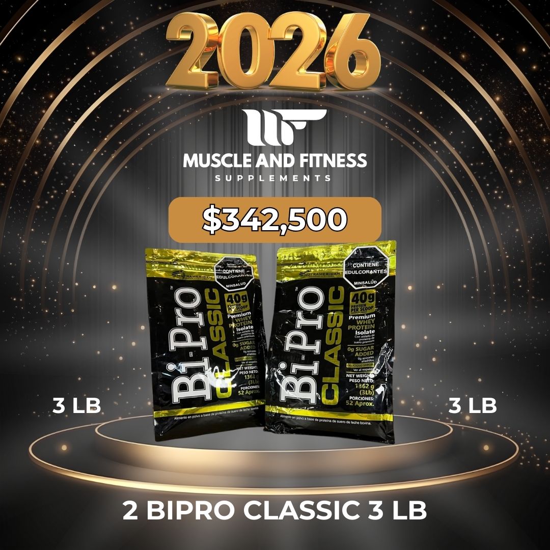 Combo 2 BiPro Classic 3 lb – Proteína de Suero de Alta Pureza