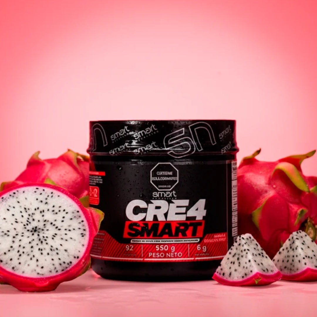 CREA SMART | Creatina Monohidratada + Cafeína (Sabor Dragon Fruit)
