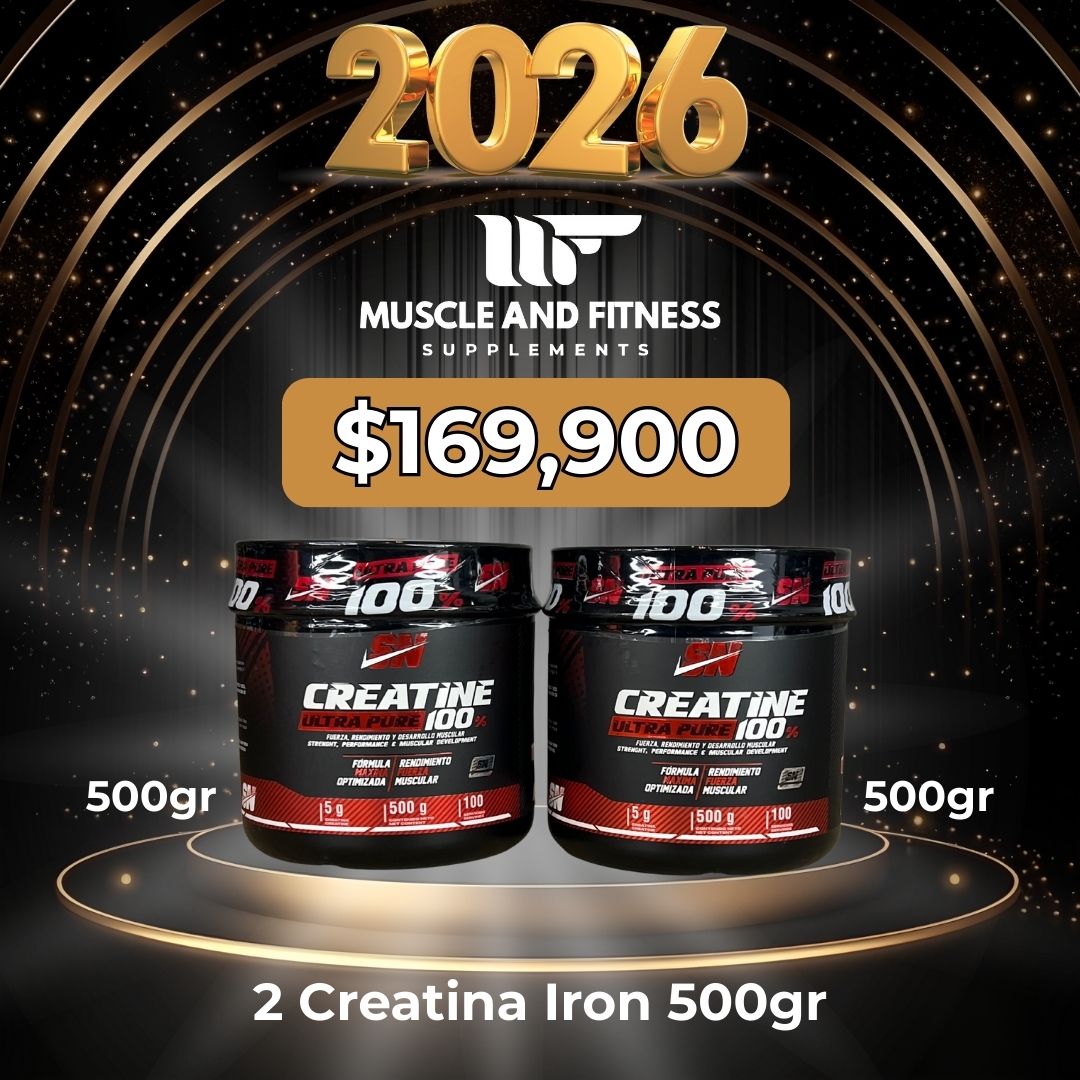 Combo 2 Creatinas Iron 500 g | Fuerza y Rendimiento