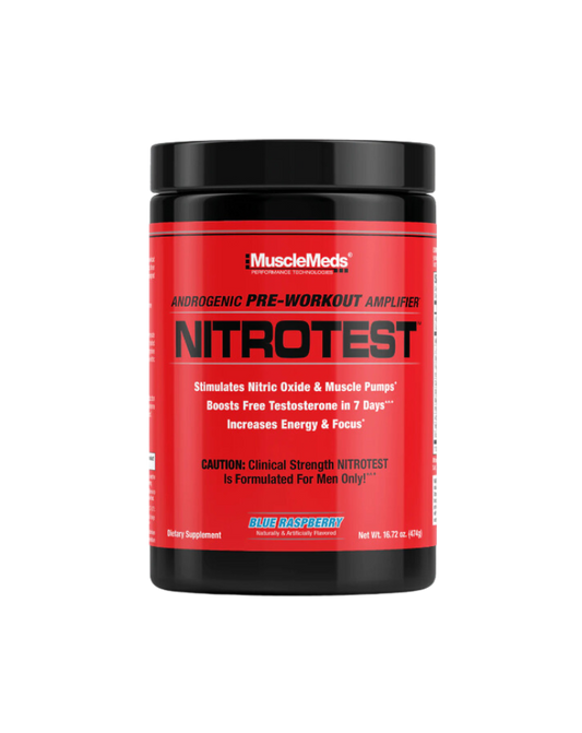 Nitrotest- Pre entreno 2 en 1 + Potenciador de Testosterona