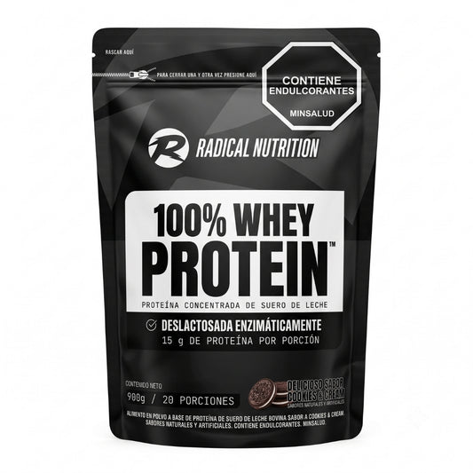 100% Whey Protein - Radical Nutrition | Deslactosada
