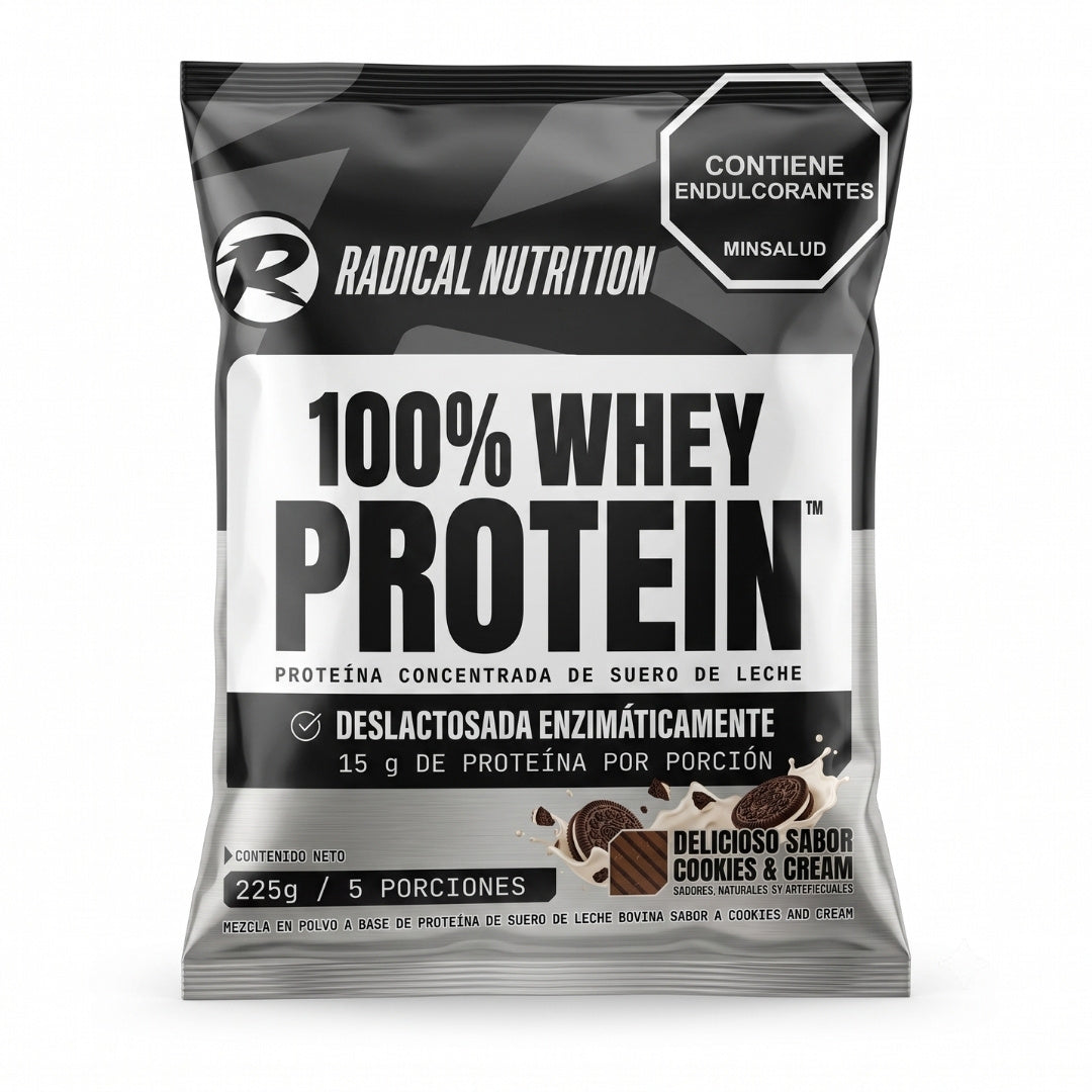 100% Whey Protein - Radical Nutrition | Deslactosada