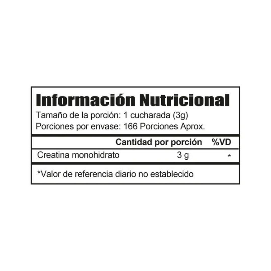 Creatina Monohidratada IMN 500g | 166 Servicios |