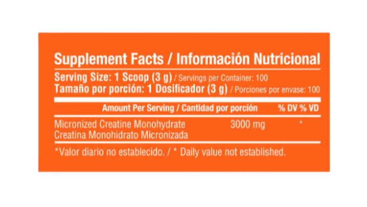 Creatina Healthy Sports Monohidrato 3000mg X 300g