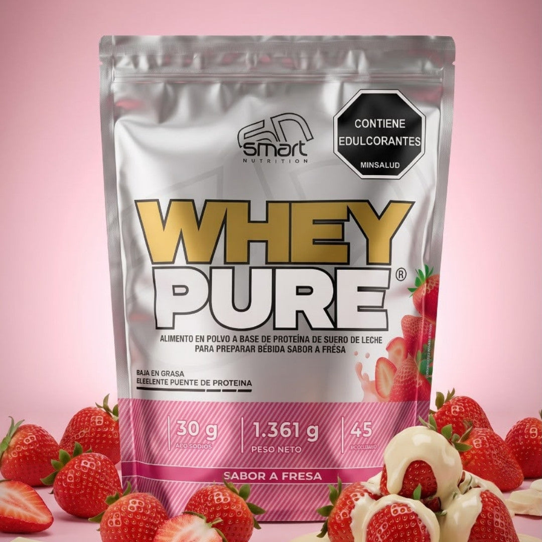 Proteína Whey Pure 3 Lbs - Smart Nutrition | Concentrado Premium sin Azúcar Añadida