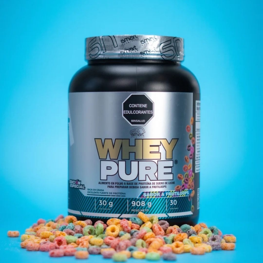 Whey Pure Smart Nutrition | Sabor Frutiloops (908g)