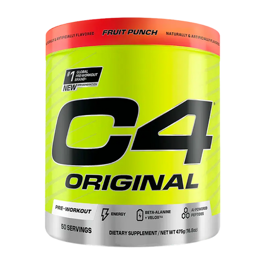 C4 Original Pre-Entreno 50 Serv | Energía, Resistencia y Enfoque