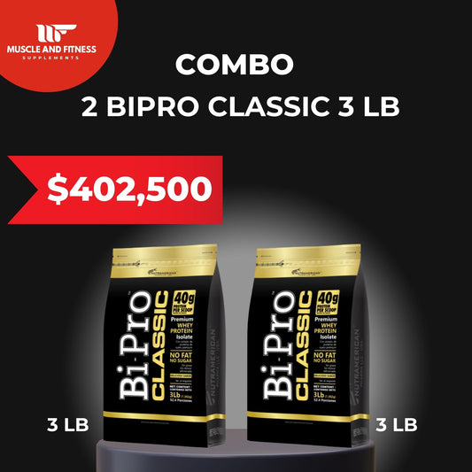 Combo 2 BiPro Classic 3 lb – Proteína de Suero de Alta Pureza