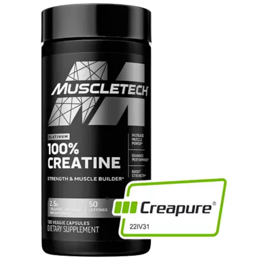 Creatina Platinum Tabletas – MuscleTech (100 cápsulas)