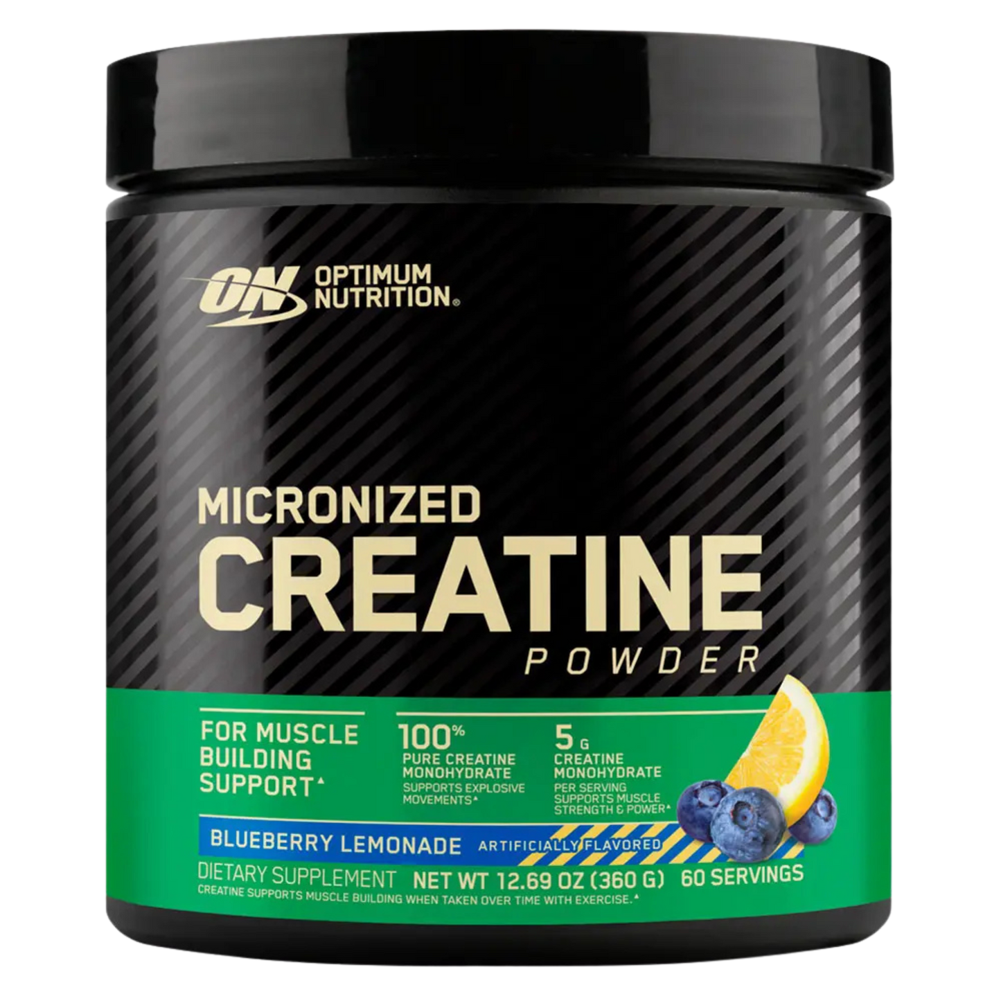 Creatine ON Micronized Powder – 60 servicios (99.9% pureza)