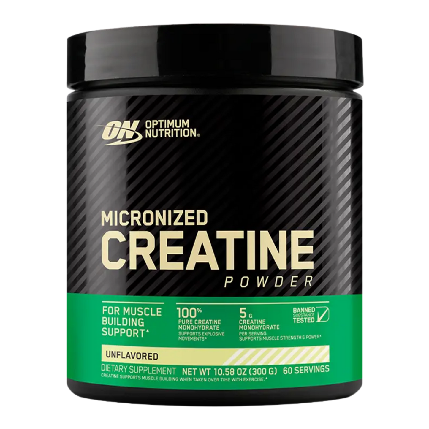 Creatine ON Micronized Powder – 60 servicios (99.9% pureza)