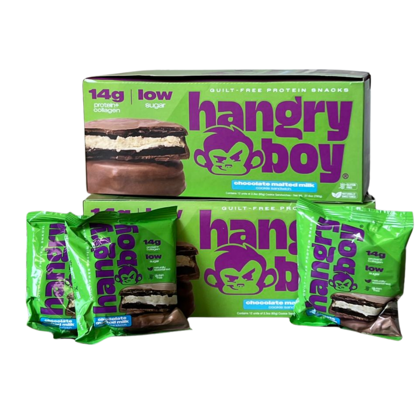 Hangry Boy  – Caja x12 Galletas Proteicas