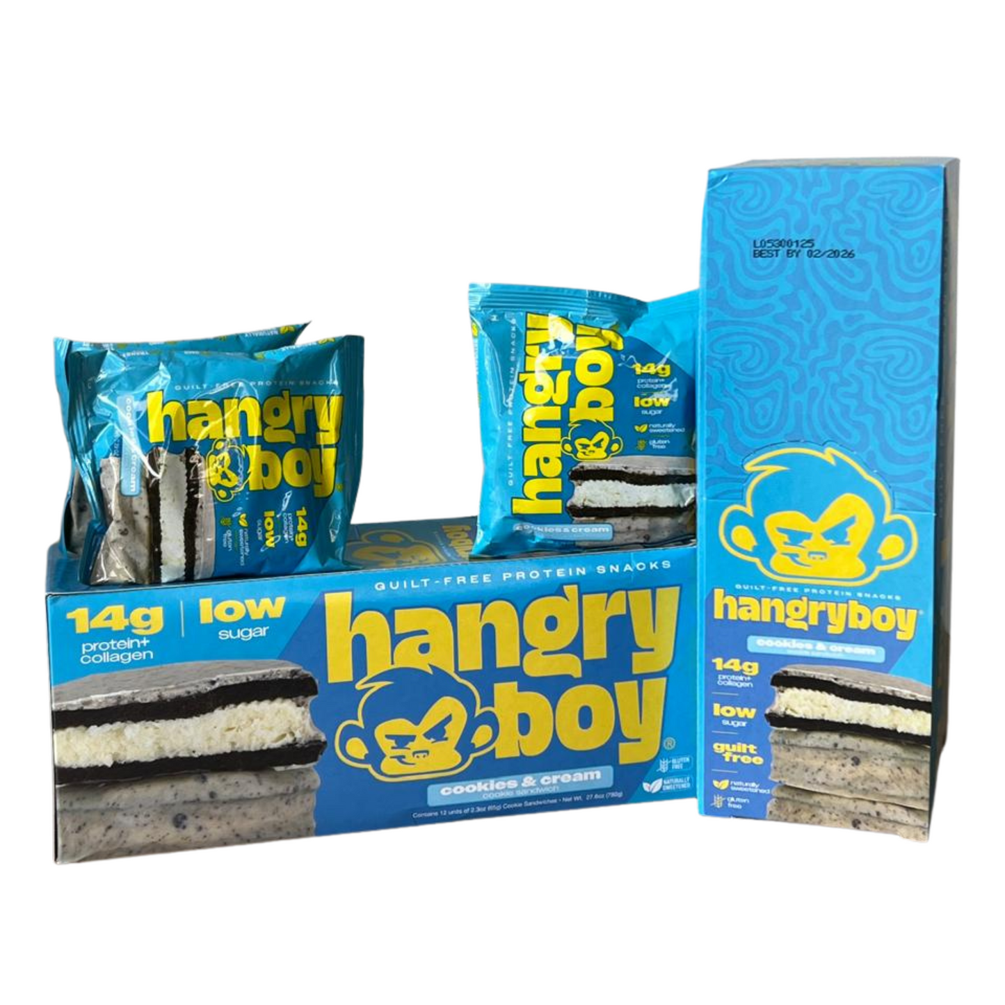 Hangry Boy  – Caja x12 Galletas Proteicas
