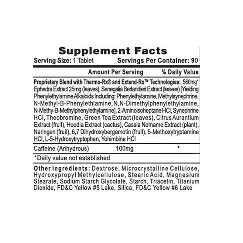 Lipodrene HTP 90 tblts