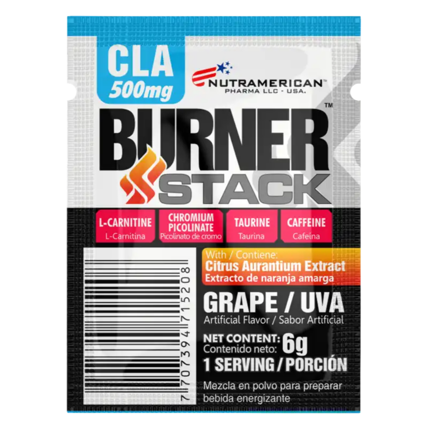 Burner Stack – Pack x50 Sachets | Portabilidad y Dosis Completa