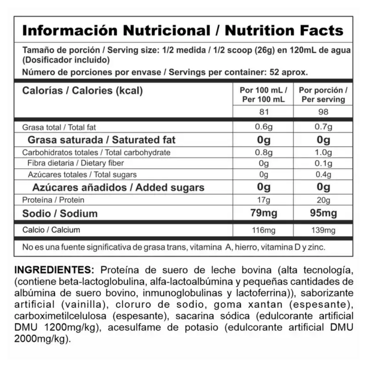 Proteína BiPro Classic 3 LB Vainilla | Suero Aislado para Definición