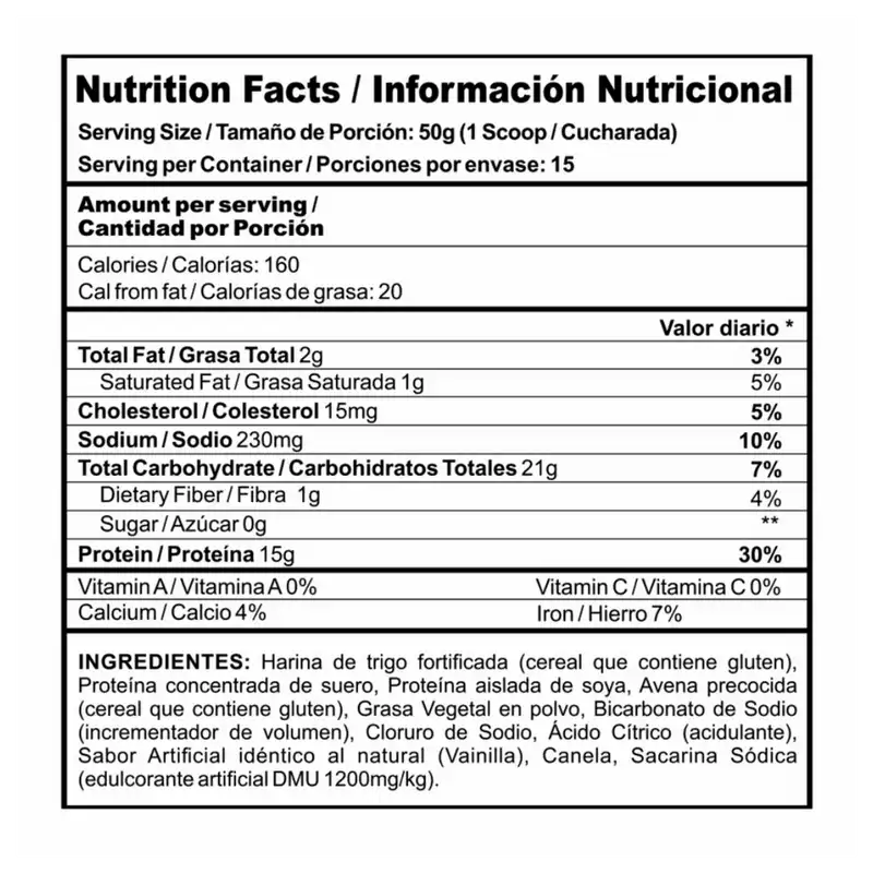 Protein Pancake Tradicional MEGAPLEX