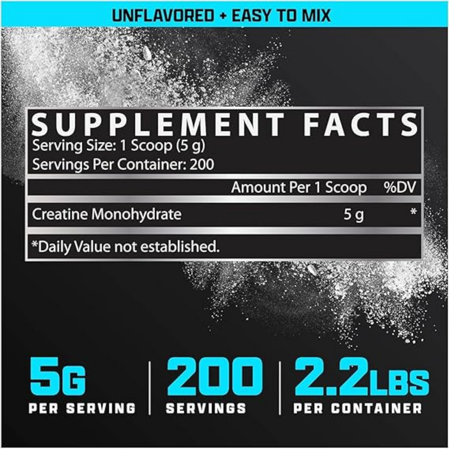 Creatina Monohidratada Micronizada Nutrex – 200 servicios / 1 kg