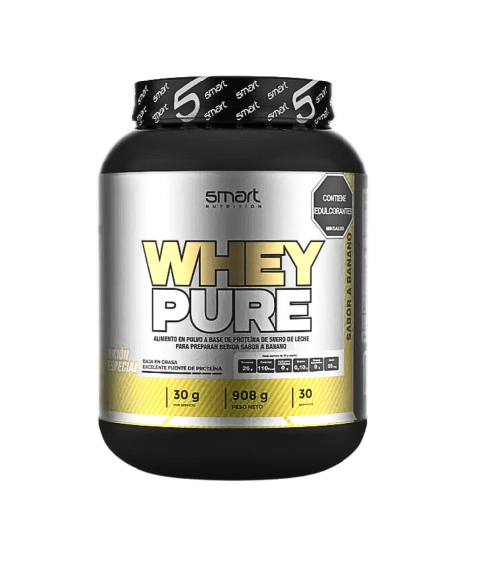 Whey Pure SMART NUTRITION BANANO Edicion Limitada 2lbs